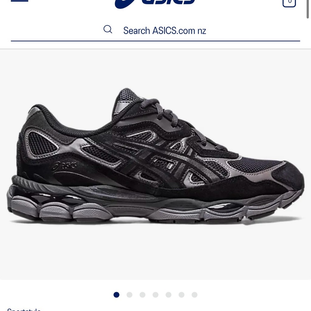 ASICS Black/Graphite sneakers